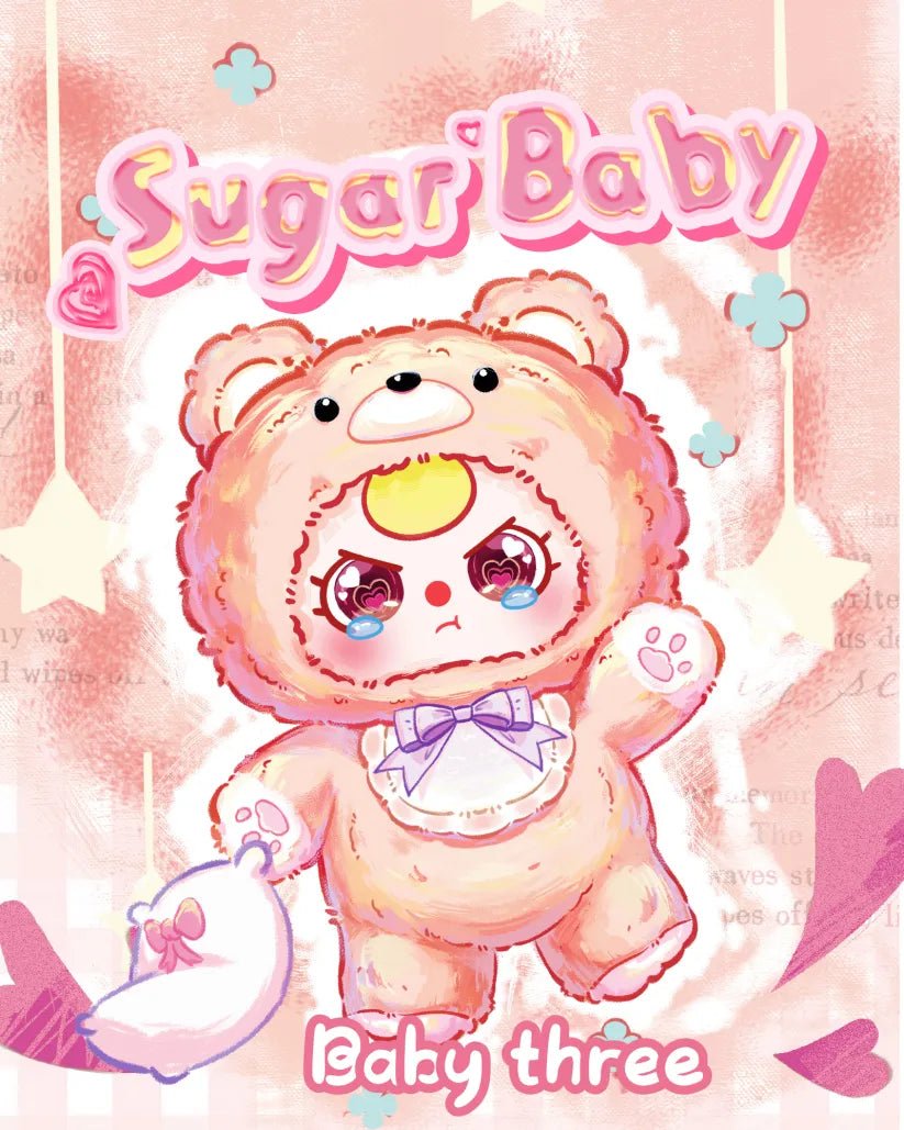 Baby Three “400% Sugar Baby” Plush Lucky Bag (1 PC Sealed) - Mystery Kawaii Co.Blind Box