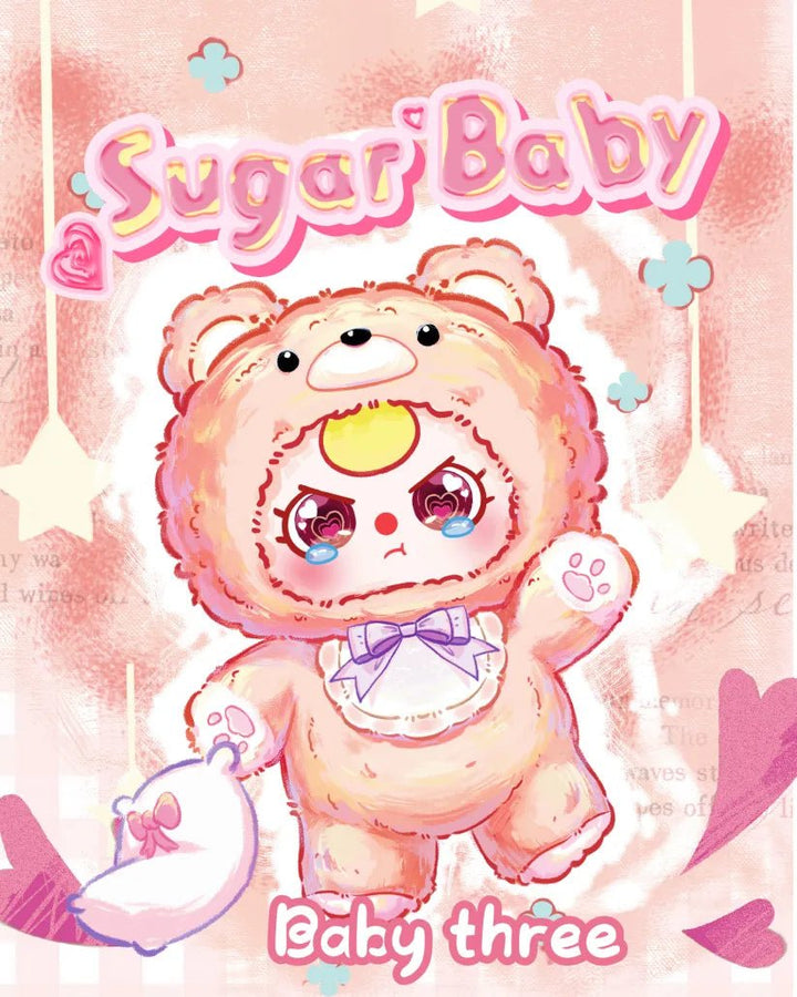 Baby Three “400% Sugar Baby” Plush Lucky Bag (1 PC Sealed) - Mystery Kawaii Co.Blind Box