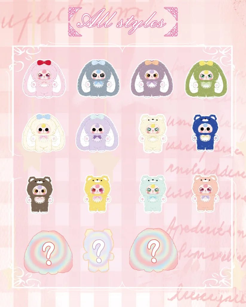 Baby Three “400% Sugar Baby” Plush Lucky Bag (1 PC Sealed) - Mystery Kawaii Co.Blind Box