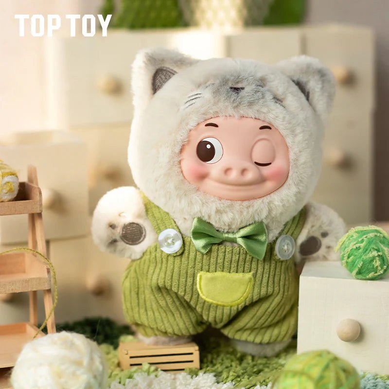 GG - BOND Cat Soft Plush Keychains Gift Blind Box × Top Toy (Wholesale Display of 6 Units) - Mystery Kawaii Co.