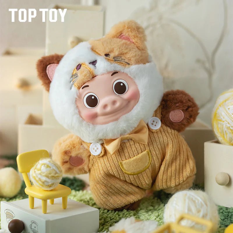 GG - BOND Cat Soft Plush Keychains Gift Blind Box × Top Toy (Wholesale Display of 6 Units) - Mystery Kawaii Co.