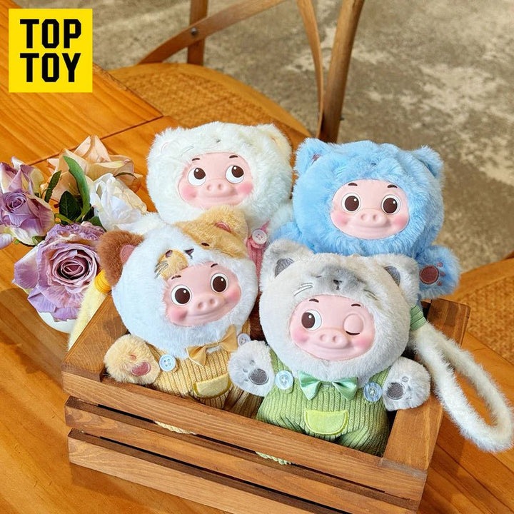 GG - BOND Cat Soft Plush Keychains Gift Blind Box × Top Toy (Wholesale Display of 6 Units) - Mystery Kawaii Co.