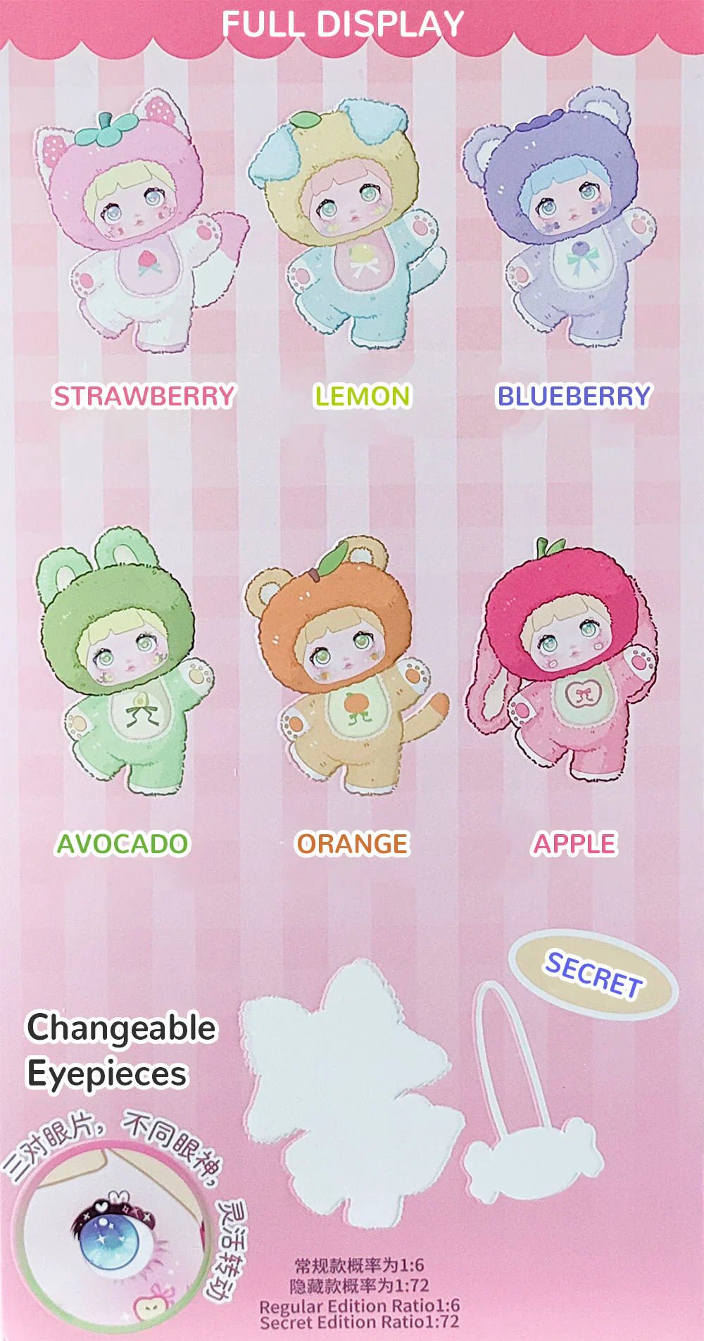 Nommi Plush Blind Box – V3 “Interesting Fruits” Series (6pcs / Case) - Mystery Kawaii Co.