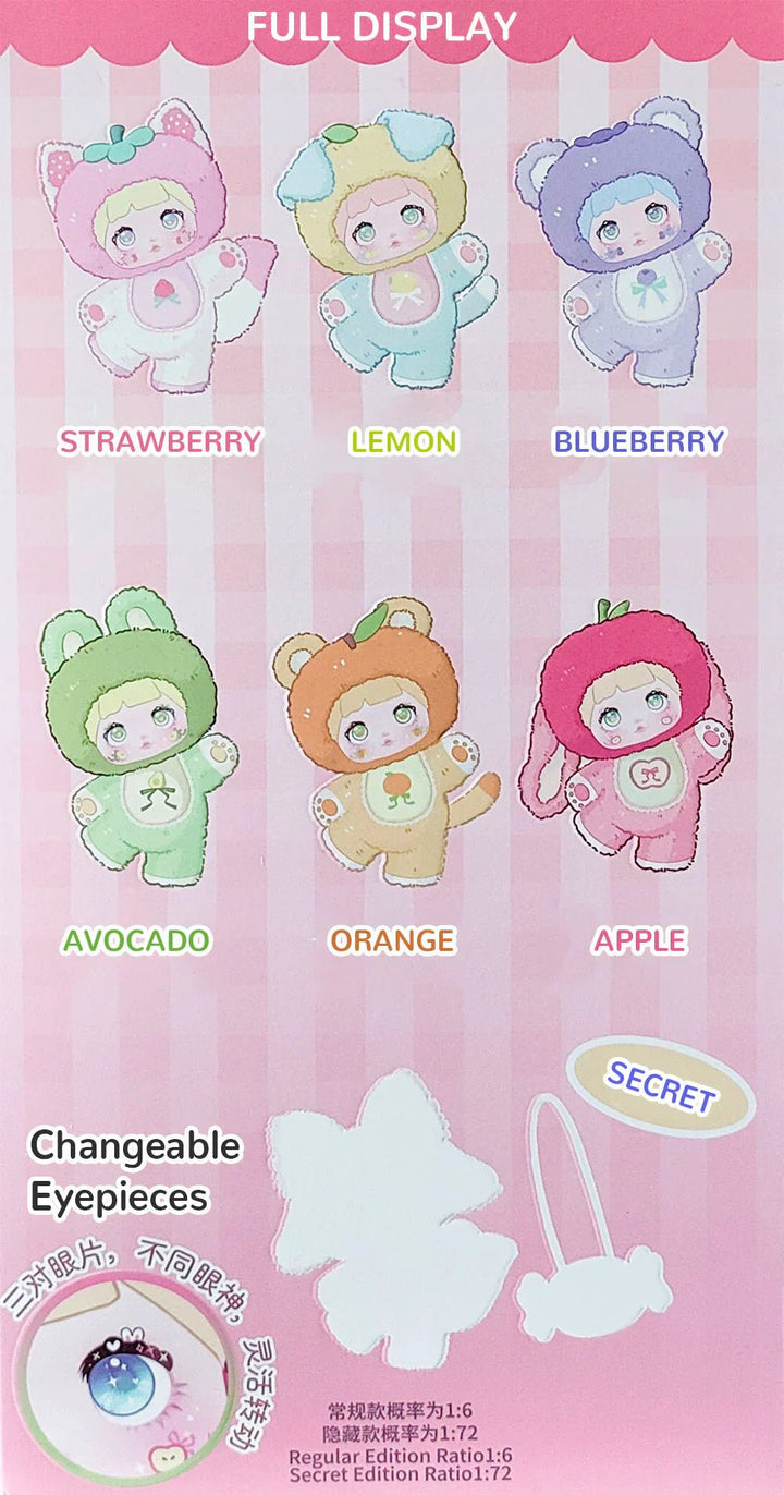 Nommi Plush Blind Box – V3 “Interesting Fruits” Series (6pcs / Case) - Mystery Kawaii Co.