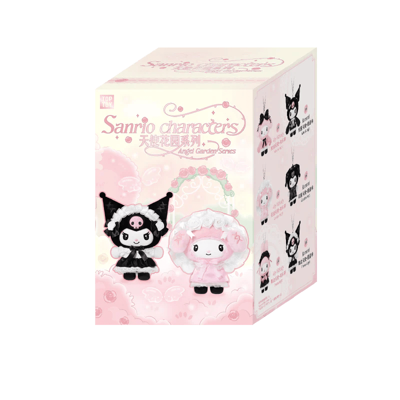 Top Toy – Sanrio “Angel Garden Series” Plush Vinyl Keychain Blind Box (Wholesale Display of 6 Units) - Mystery Kawaii Co.