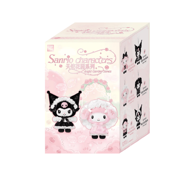 Top Toy – Sanrio “Angel Garden Series” Plush Vinyl Keychain Blind Box (Wholesale Display of 6 Units) - Mystery Kawaii Co.