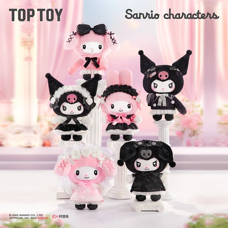 Top Toy – Sanrio “Angel Garden Series” Plush Vinyl Keychain Blind Box (Wholesale Display of 6 Units) - Mystery Kawaii Co.