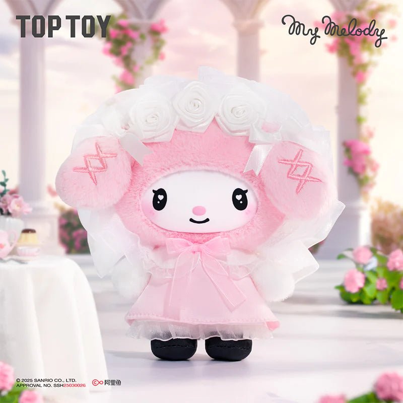 Top Toy – Sanrio “Angel Garden Series” Plush Vinyl Keychain Blind Box (Wholesale Display of 6 Units) - Mystery Kawaii Co.