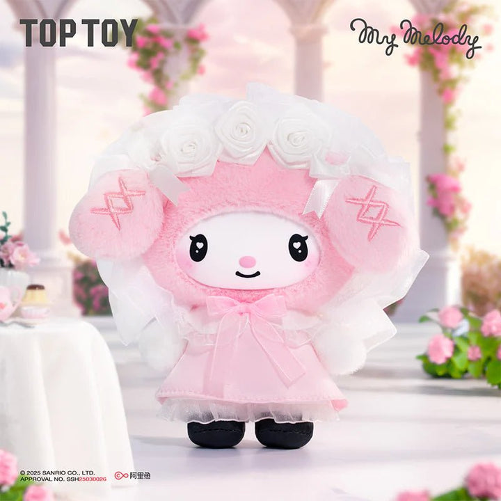 Top Toy – Sanrio “Angel Garden Series” Plush Vinyl Keychain Blind Box (Wholesale Display of 6 Units) - Mystery Kawaii Co.