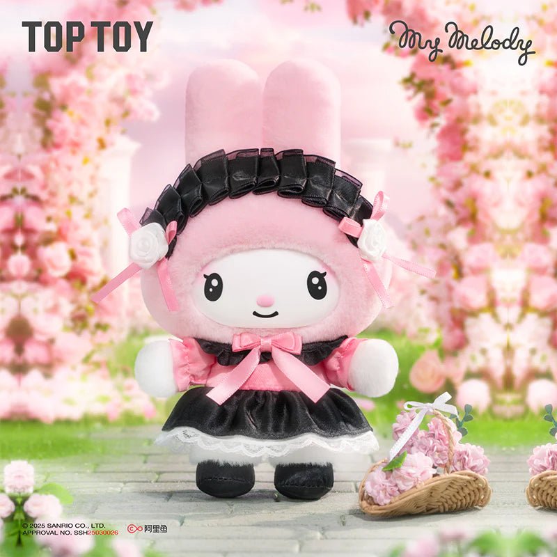 Top Toy – Sanrio “Angel Garden Series” Plush Vinyl Keychain Blind Box (Wholesale Display of 6 Units) - Mystery Kawaii Co.