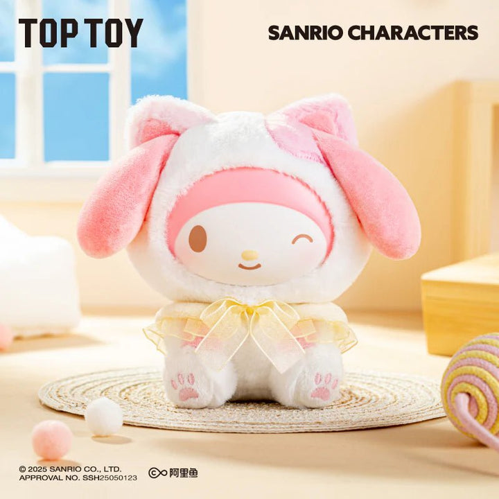 Top Toy – Sanrio Characters “Play with Kittens” Series Plush Blind Box (Wholesale Display of 6) - Mystery Kawaii Co.