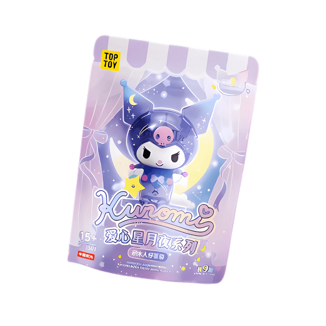 TOP TOY Sanrio Kuromi – Loving Star Moon Night Series Blind Bag (1 PC Sealed) - Mystery Kawaii Co.Blind Box