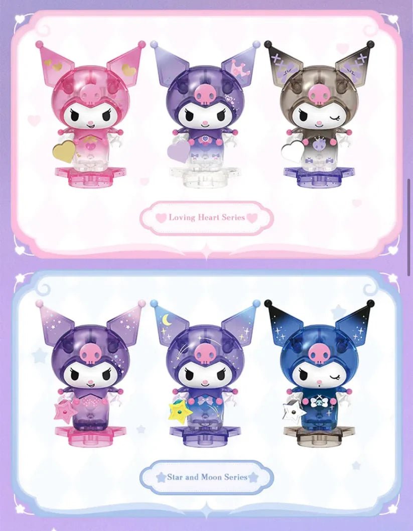 TOP TOY Sanrio Kuromi – Loving Star Moon Night Series Blind Bag (6 PC Sealed) - Mystery Kawaii Co.Blind Box