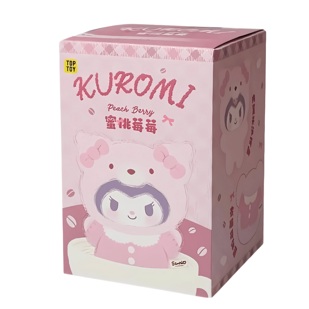 TOP TOY Sanrio – Kuromi Peach Berry Series Blind Box (1pc) - Mystery Kawaii Co.