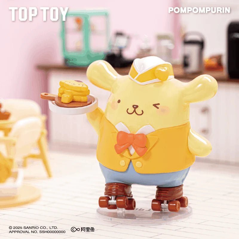 Top Toy – Sanrio “Roller Skating Restaurant” Blind Box Series (Wholesale Display of 6 Units) - Mystery Kawaii Co.