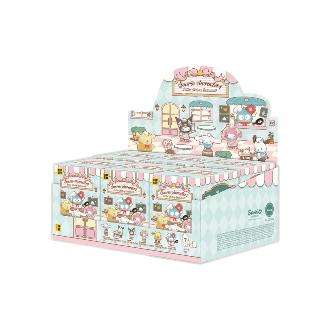 Top Toy – Sanrio “Roller Skating Restaurant” Blind Box Series (Wholesale Display of 6 Units) - Mystery Kawaii Co.