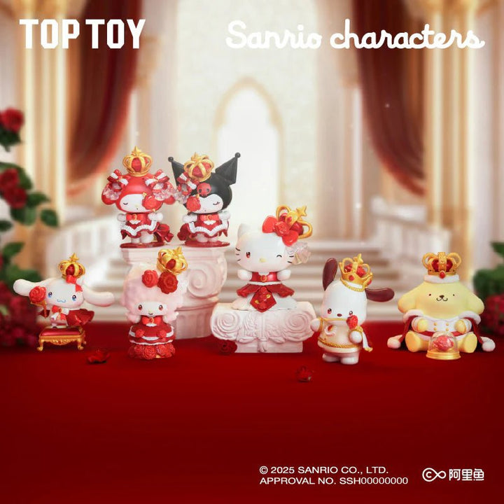 Top Toy – Sanrio “The Night of Rose” Blind Box Figures (Wholesale Display of 6) - Mystery Kawaii Co.