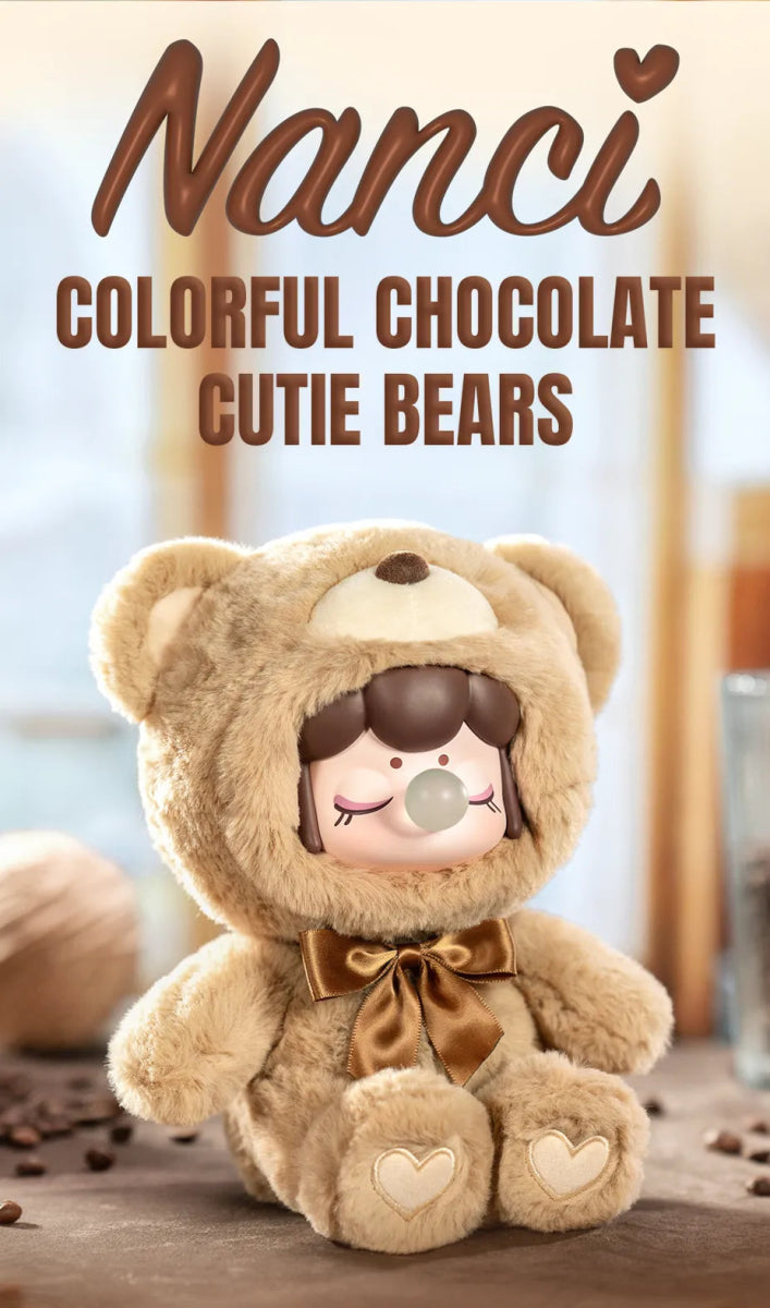 WHOLESALE – Rolife “Nanci Colorful Chocolate Cutie Bears” Blind Box Set (6 PCS Sealed) - Mystery Kawaii Co.Blind Box