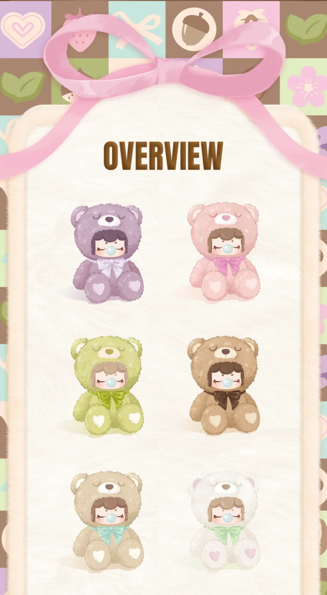 WHOLESALE – Rolife “Nanci Colorful Chocolate Cutie Bears” Blind Box Set (6 PCS Sealed) - Mystery Kawaii Co.Blind Box