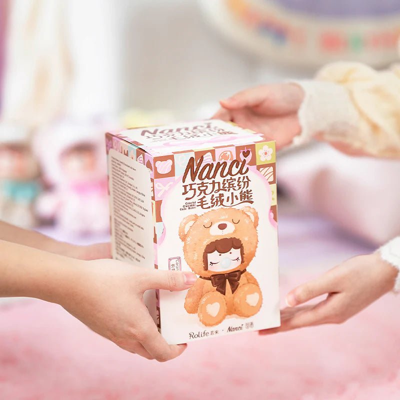 WHOLESALE – Rolife “Nanci Colorful Chocolate Cutie Bears” Blind Box Set (6 PCS Sealed) - Mystery Kawaii Co.Blind Box