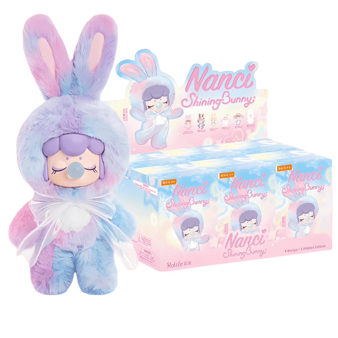 WHOLESALE – Rolife “Nanci Shining Bunny” Plush Blind Box Set (6 PCS Sealed) - Mystery Kawaii Co.Blind Box