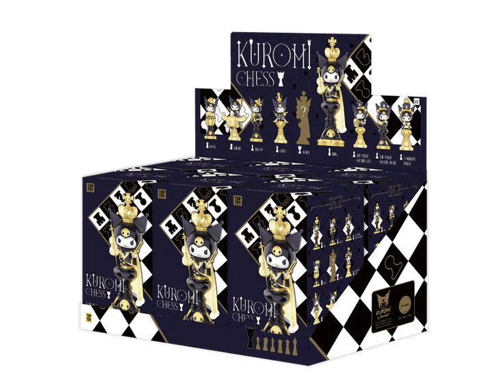 WHOLESALE – TOP TOY Sanrio Kuromi CHESS Series Blind Box Set (6 PCS Sealed) - Mystery Kawaii Co.
