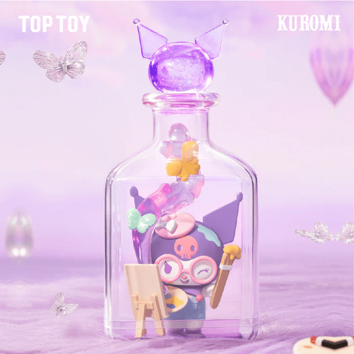 WHOLESALE – TOP TOY Sanrio Kuromi Daydreamer in a Bottle Blind Box Set (8 PCS Sealed) - Mystery Kawaii Co.