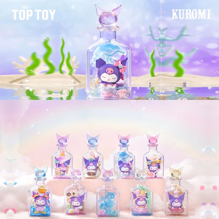 WHOLESALE – TOP TOY Sanrio Kuromi Daydreamer in a Bottle Blind Box Set (8 PCS Sealed) - Mystery Kawaii Co.