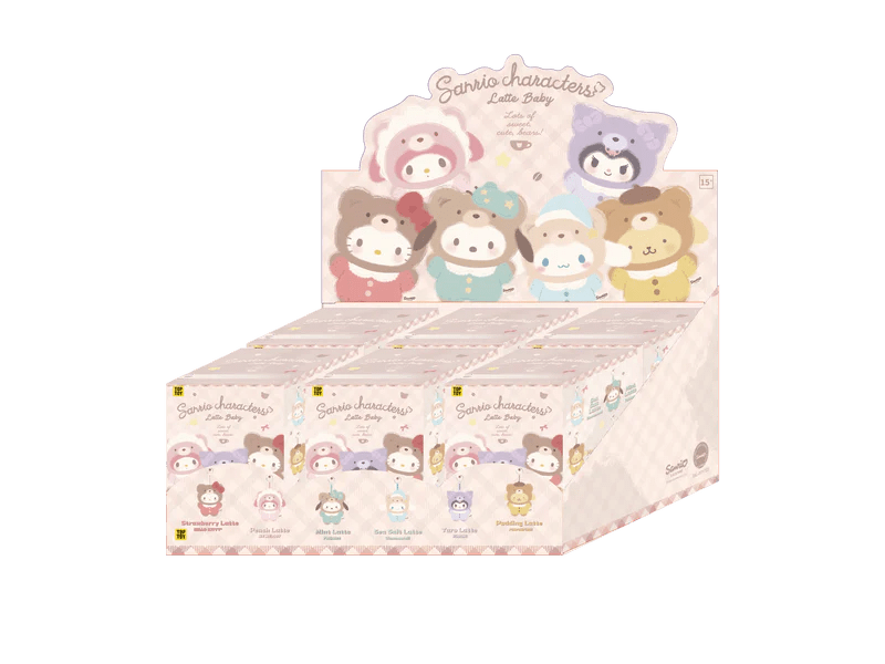 WHOLESALE – TOP TOY Sanrio “Latte Baby” Blind Box Set (6 PCS Sealed) - Mystery Kawaii Co.